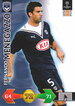 Fernando Menegazzo Girondins de Bordeaux 2009/10 Panini Super Strikes CL #135